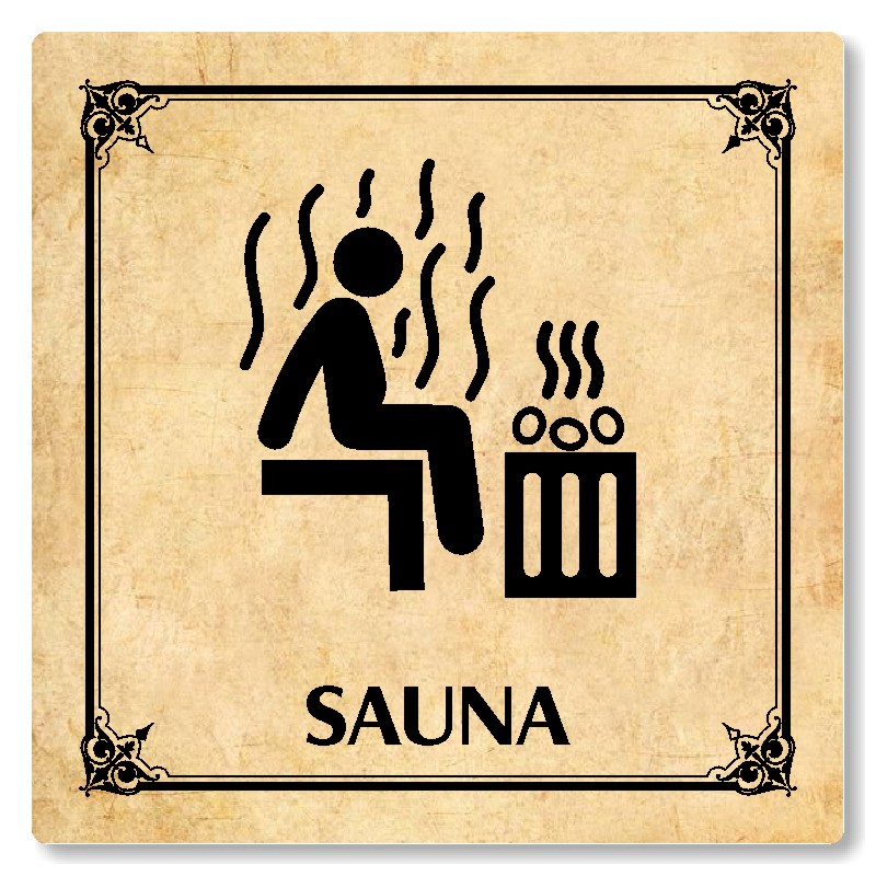 Sauna, 118x118mm, pergamen, Nebraska